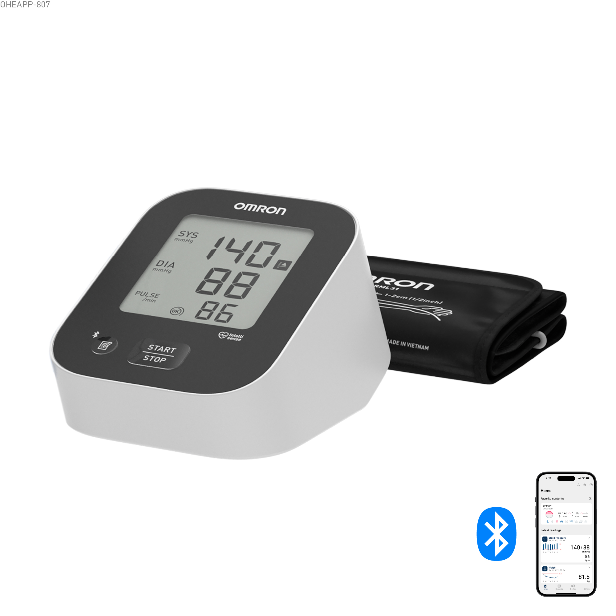 OMRON M2+ Connect Tensiomètre